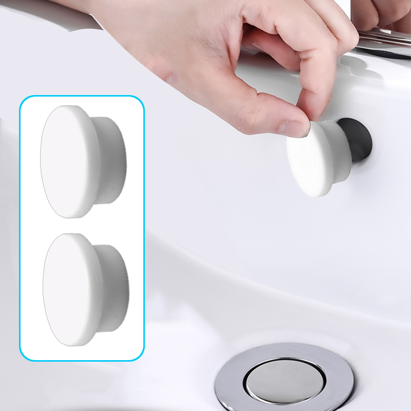 Kitchen Appliances Store - 2/4/8PC Bathroom Rubber Wash Basin Overflow