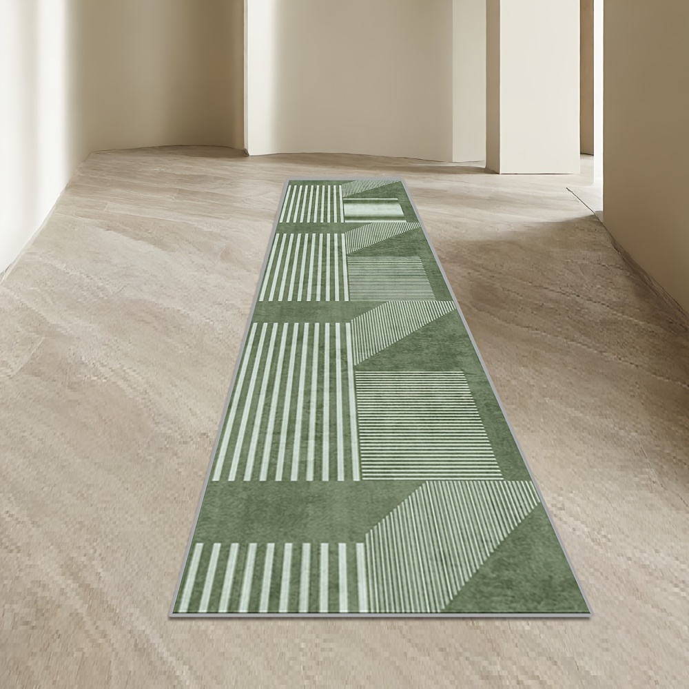 VIKAMA Striped Green Carpet Ki - Kitchen Appliances Green recension och pris