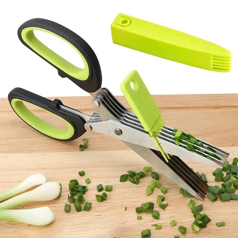 Multi-Layer Scissor Stainless  - Kitchen Appliances Green recension och pris