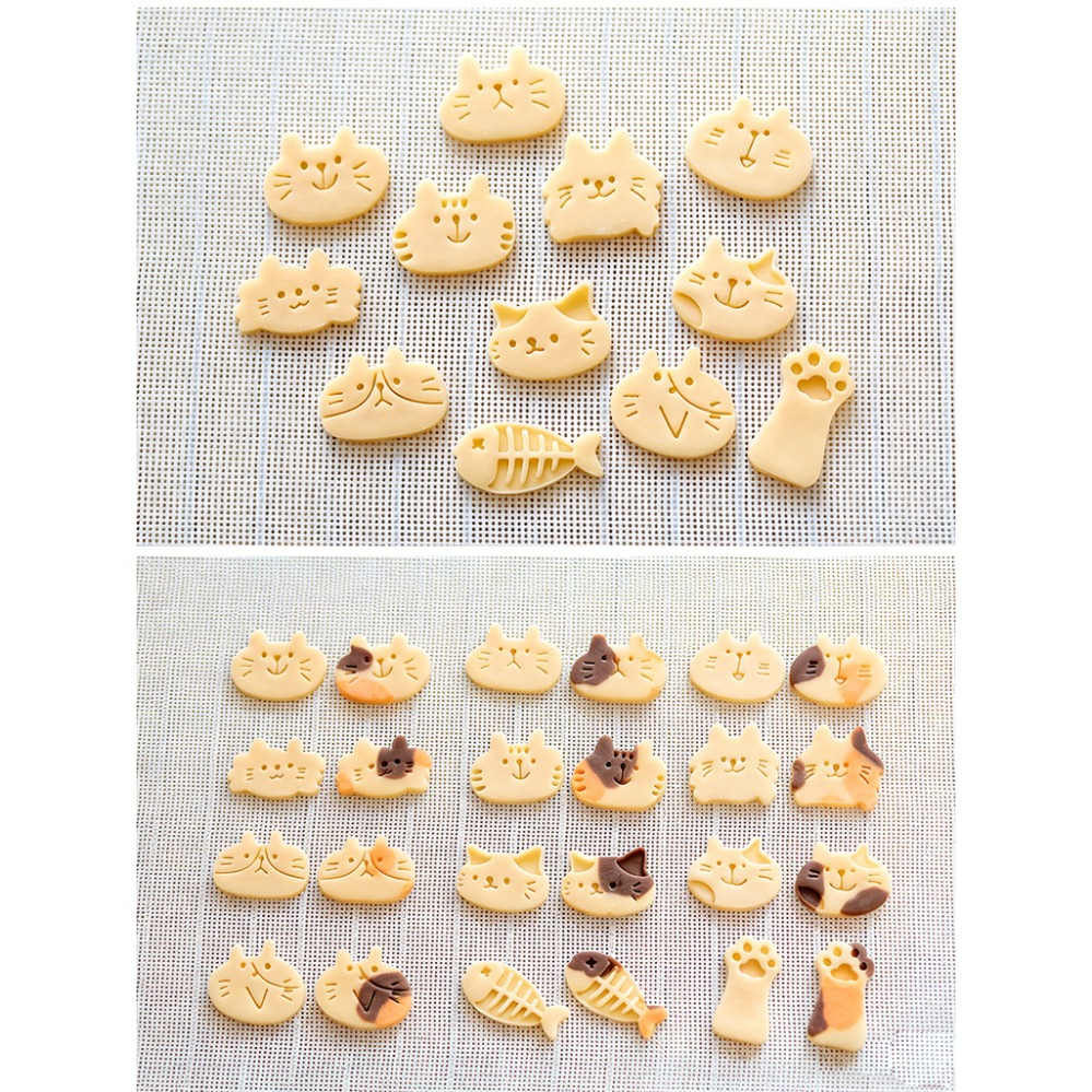 Cute Kitten DIY Stamp Cookie C - Kitchen Appliances Store recension och pris