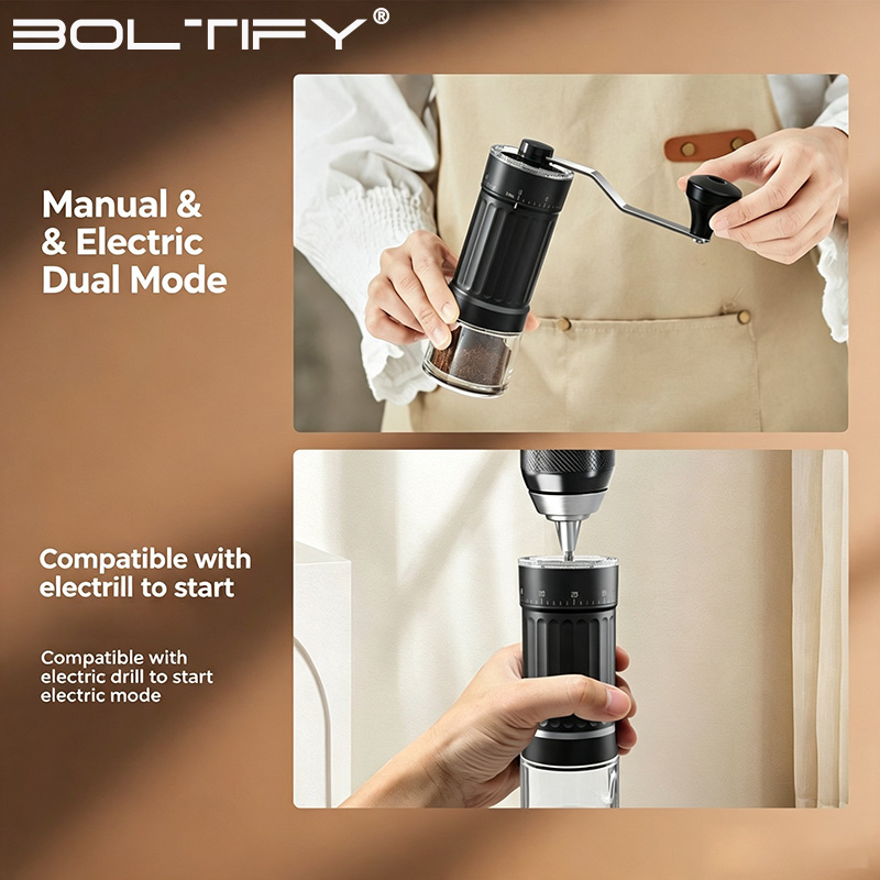 BOLTIFY High-Q Adjustable Coar - Coffee Grinder Burr recension och pris
