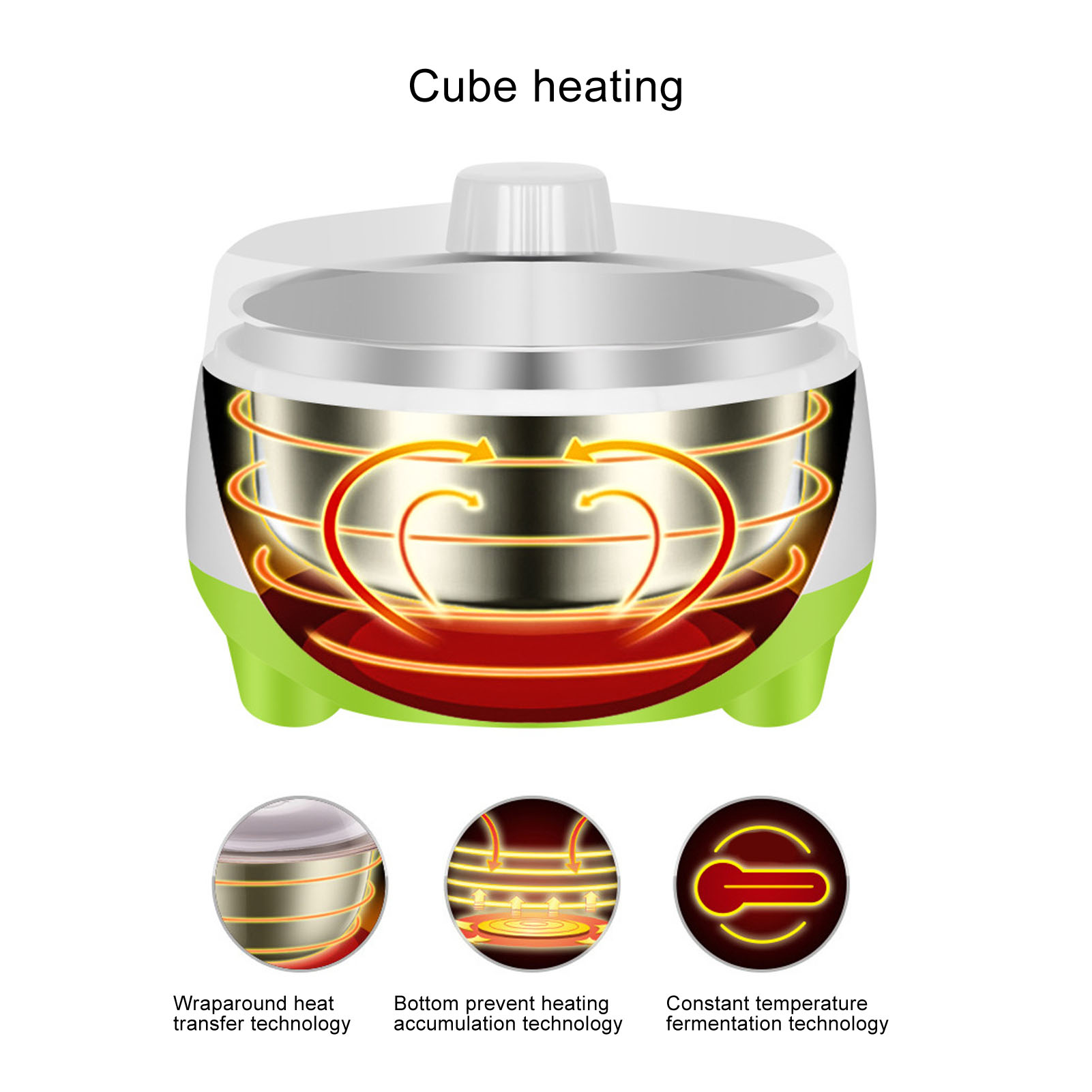 Compact Stainless Steel Yogurt - Kitchen Appliances Green recension och pris