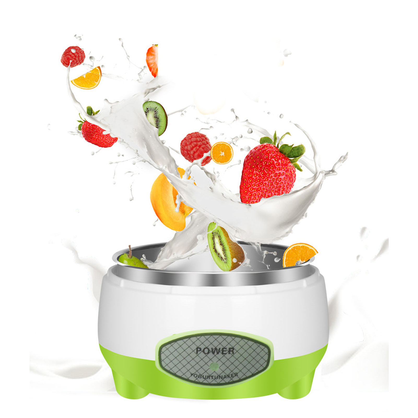 Compact Stainless Steel Yogurt - Kitchen Appliances Green recension och pris