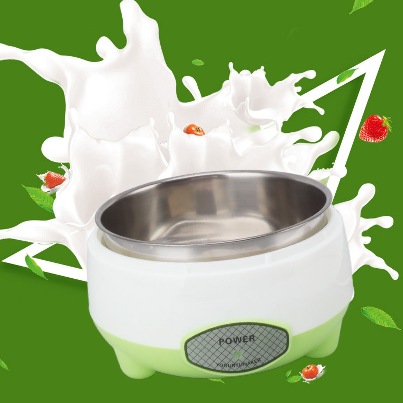 Compact Stainless Steel Yogurt - Kitchen Appliances Green recension och pris